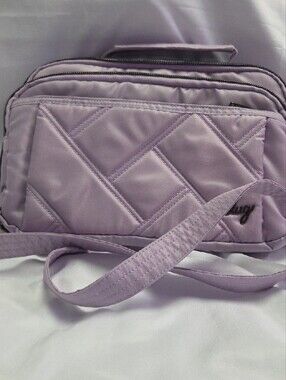 lug Quilted Crossbody Bag in Lavender